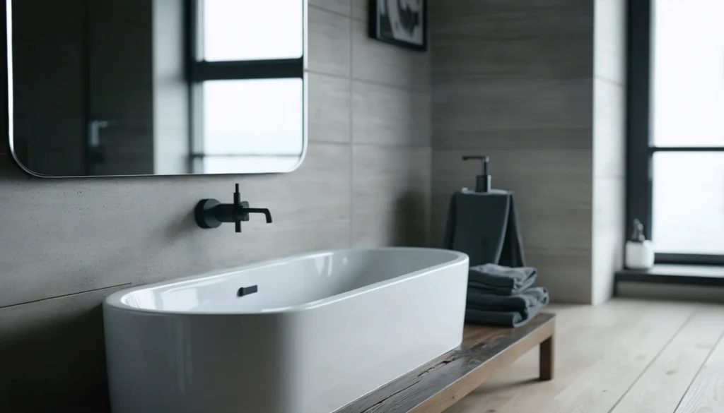 Sådan skaber du et minimalistisk badeværelse