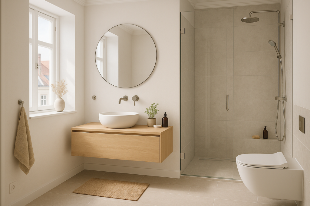 Sådan integrerer du naturmaterialer i badeværelsesdesign