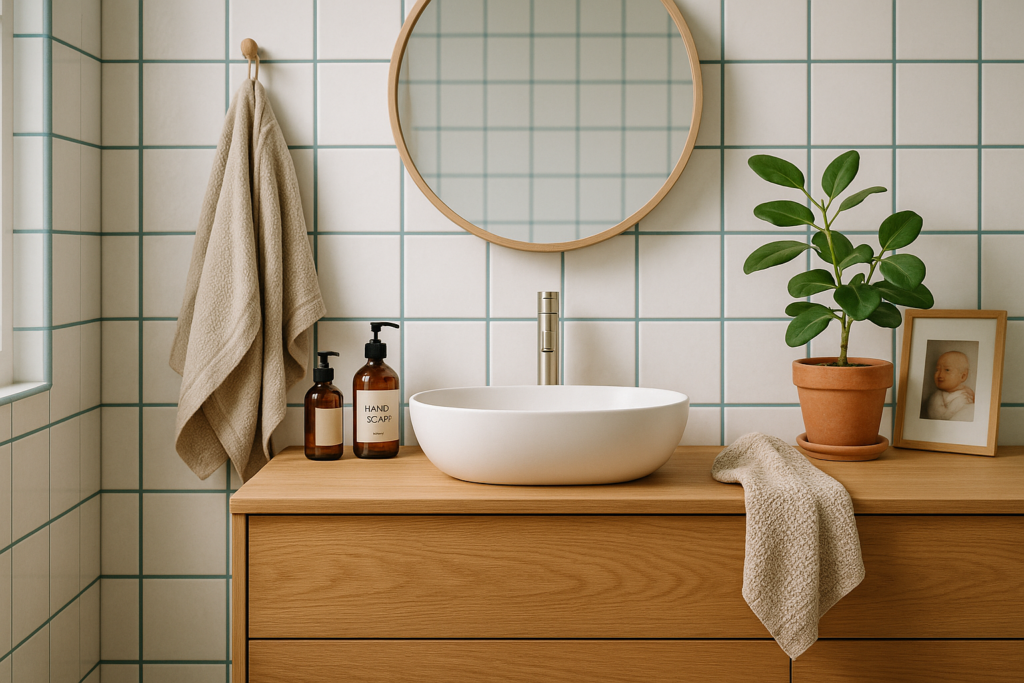 Farvede fuger som designstatement