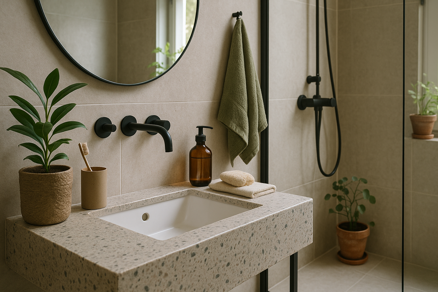 Hvilke måder kan man gøre badeværelset grønnere?