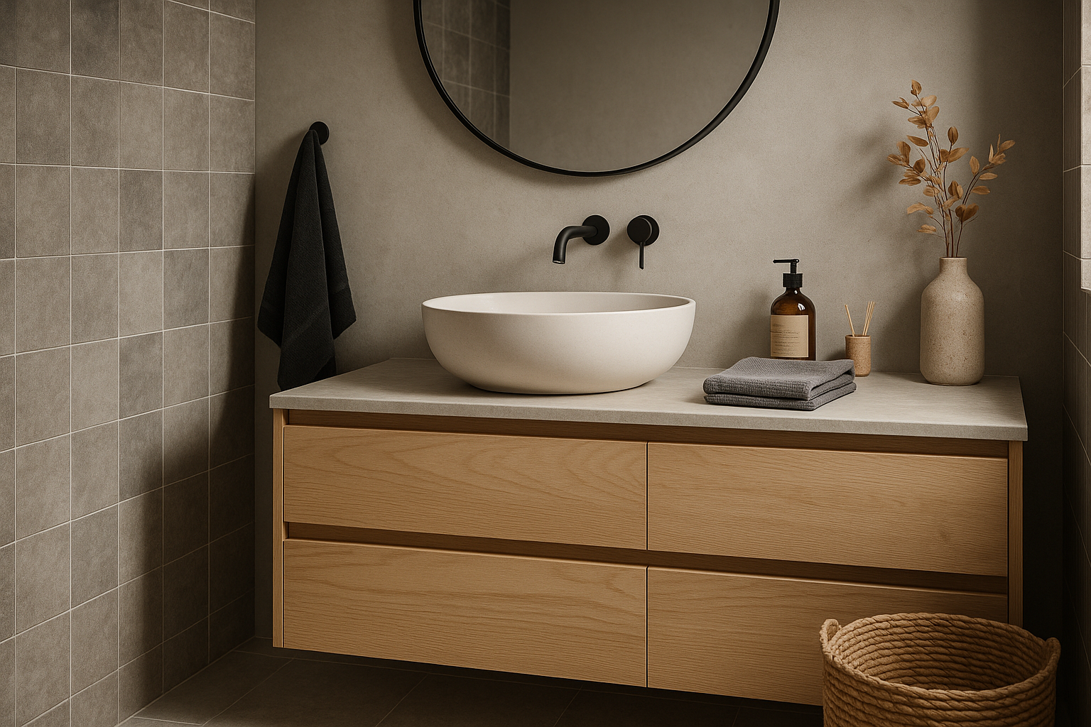 Bæredygtige materialer til badeværelset: guide