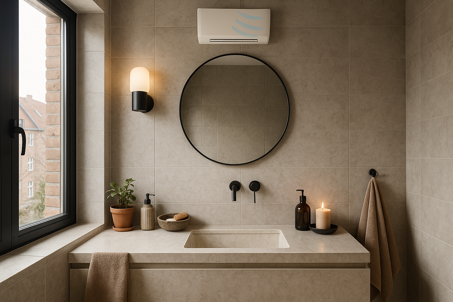 Luftkvalitet i badeværelset: ventilation og design