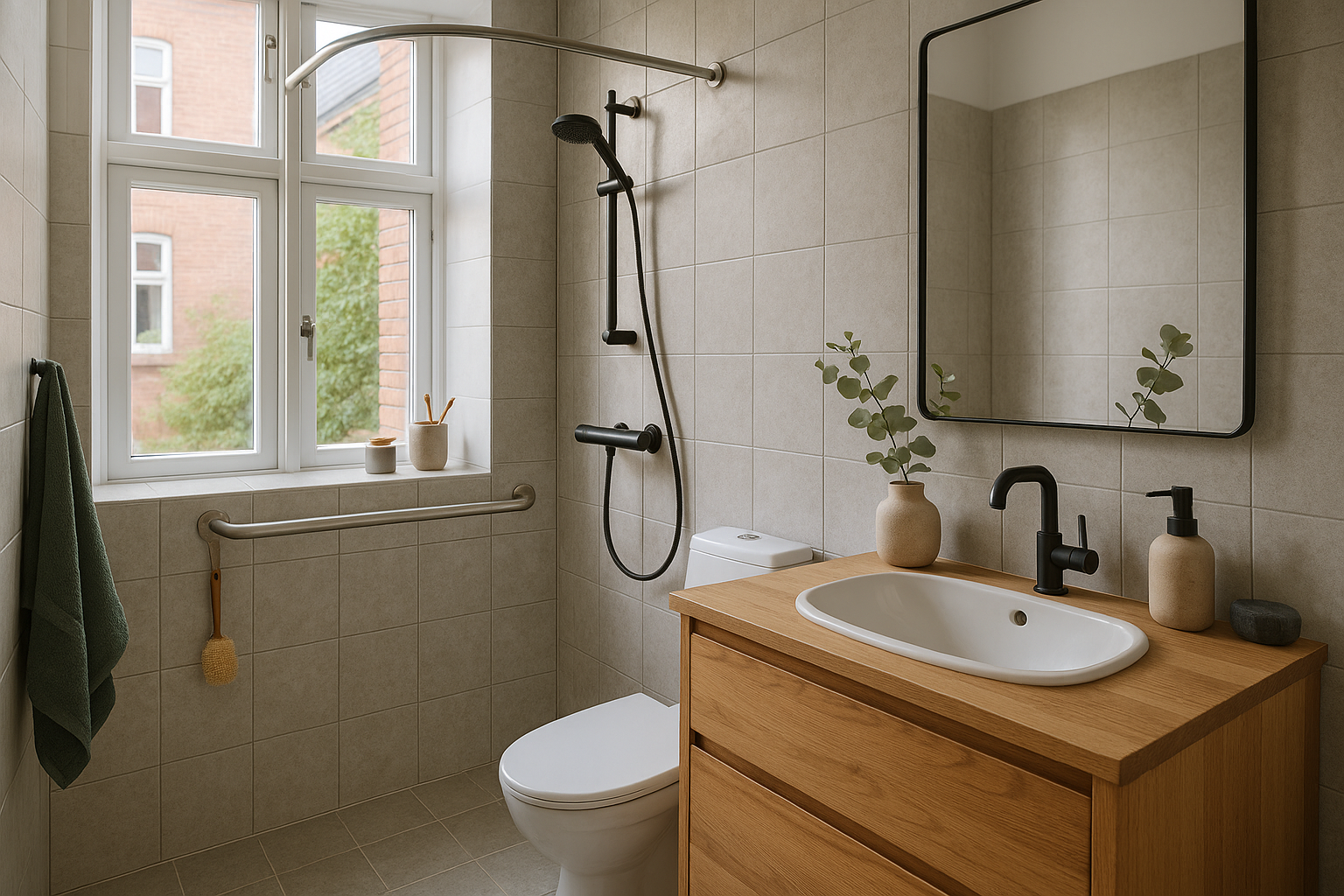 Bruserløsninger til ældre huse: pladsbesparelse og sikkerhed