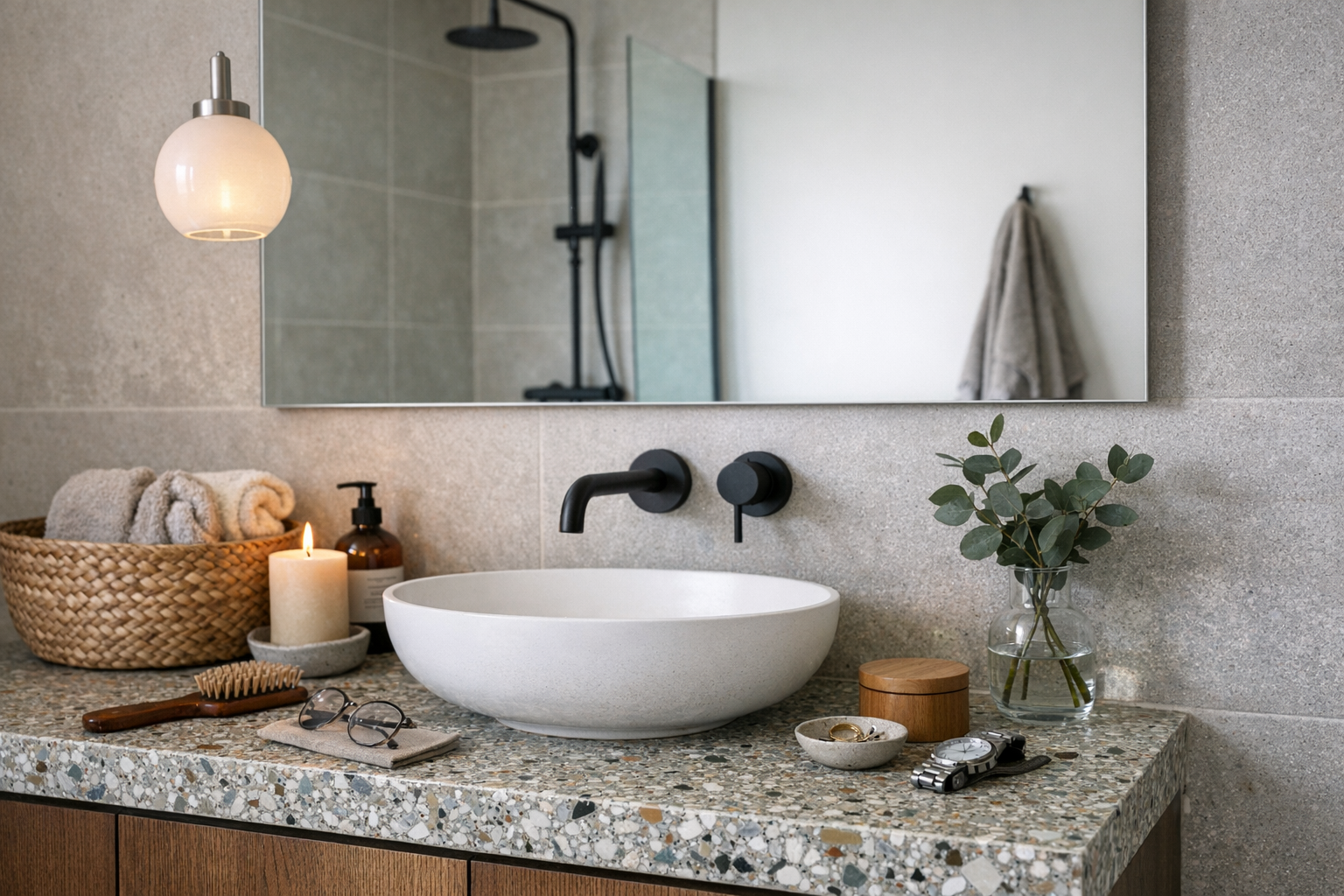 Elektriske installationer i badeværelset: regler og sikkerhed