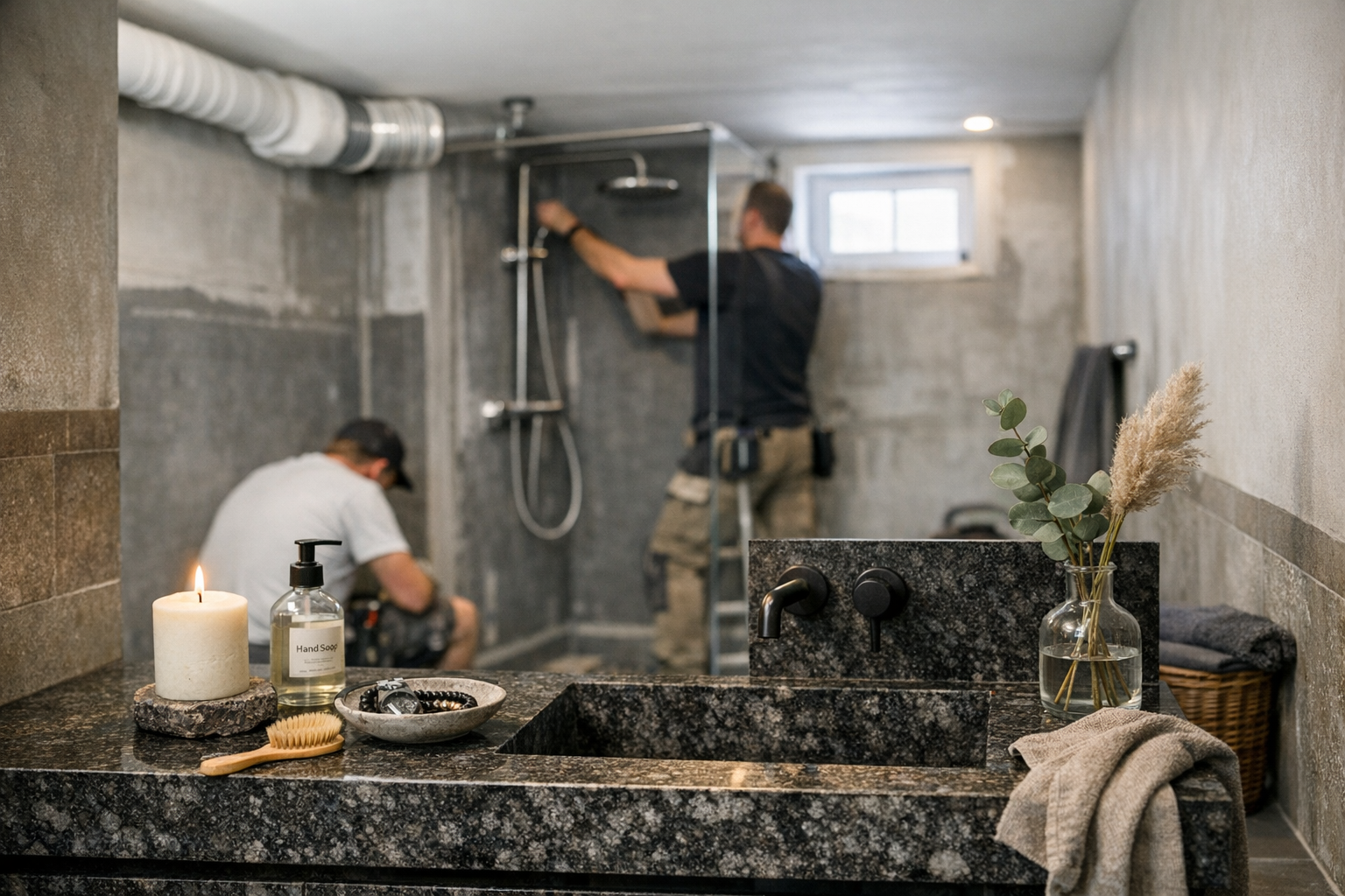 Renovering af badeværelse i kælder: fugt og ventilation